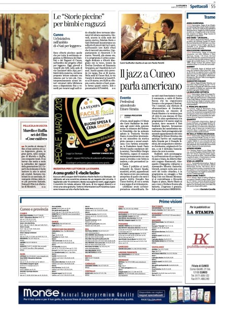 La Stampa 2013 Concert review by Vanna Pescatori